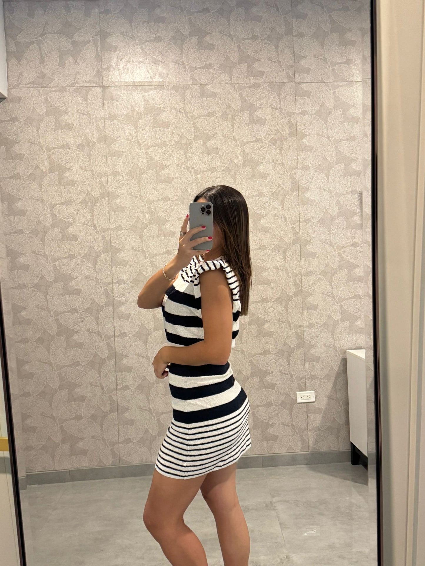 Knit Navy Set