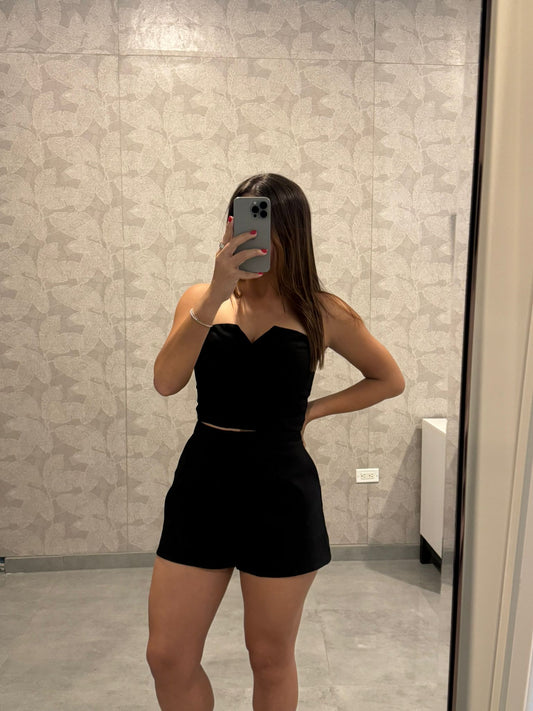 Strapless Black Set