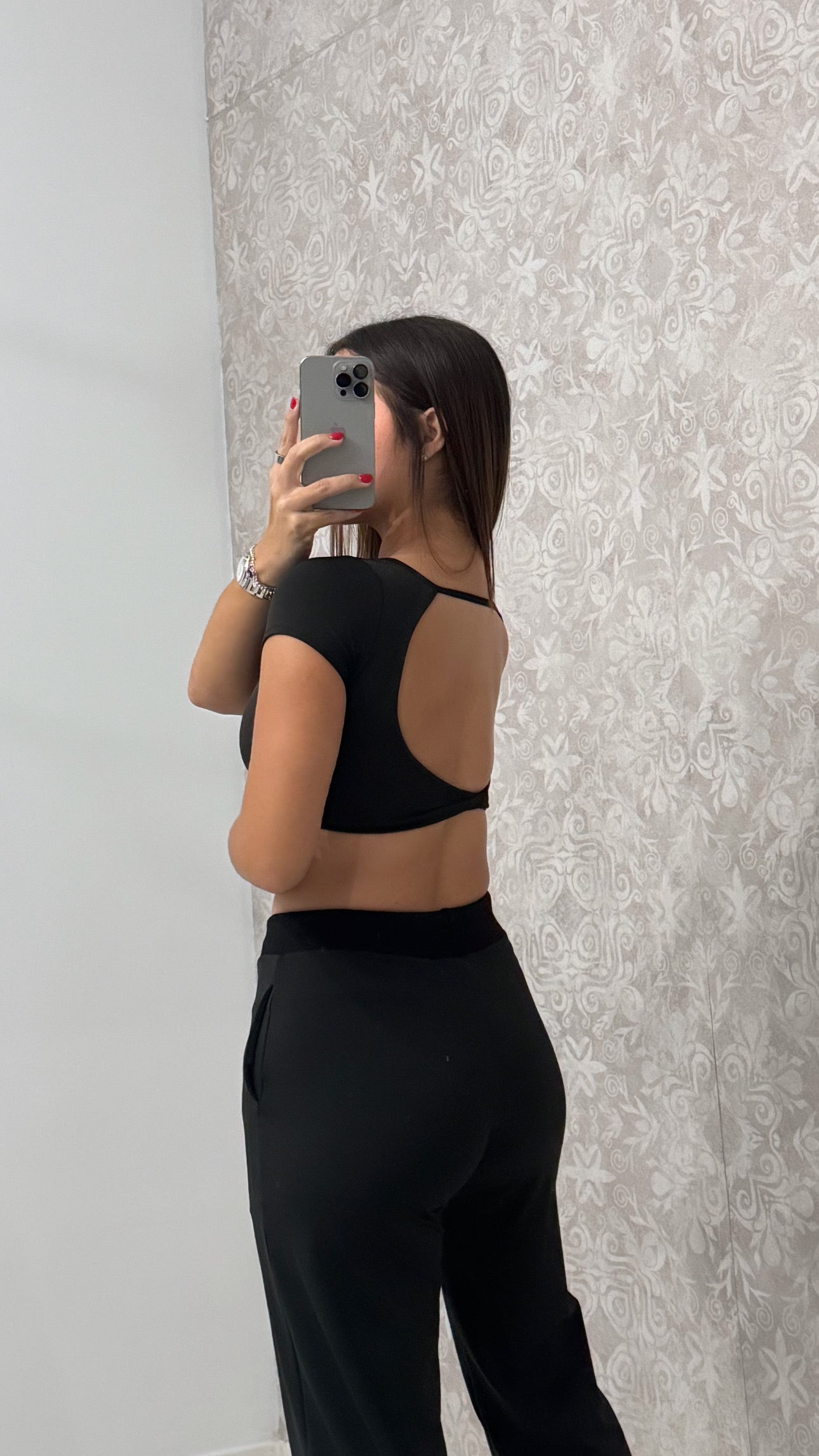Crop Top & Long Pant Set