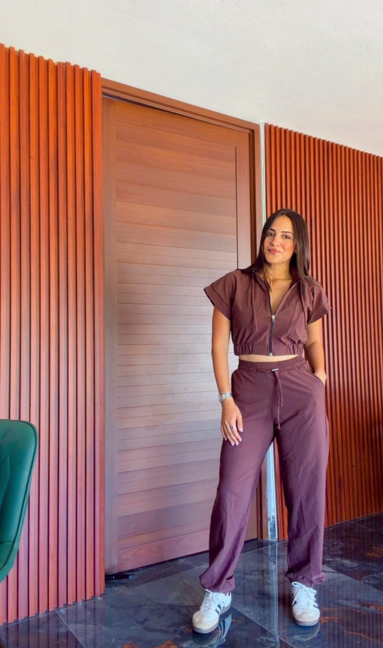 Brown Travel Set