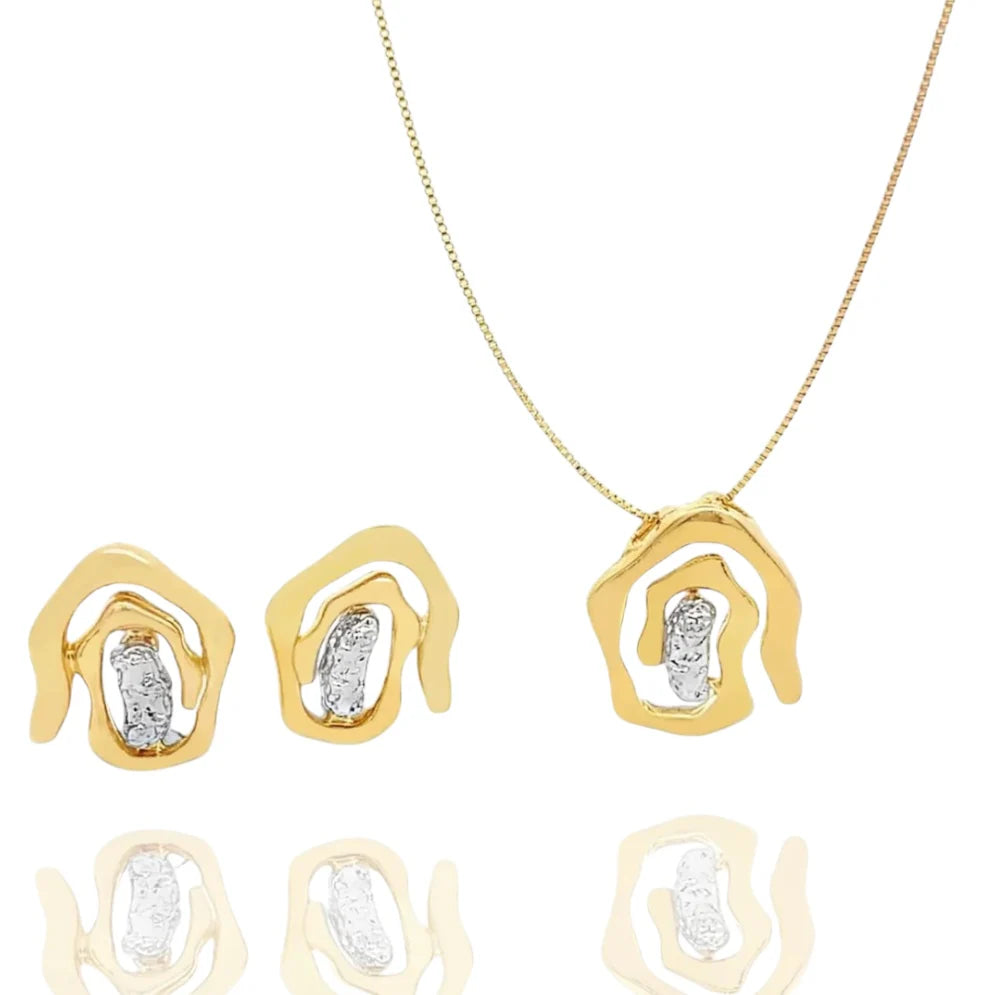 Wavy Spiral Earrings