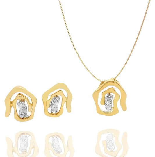 Wavy Spiral Earrings