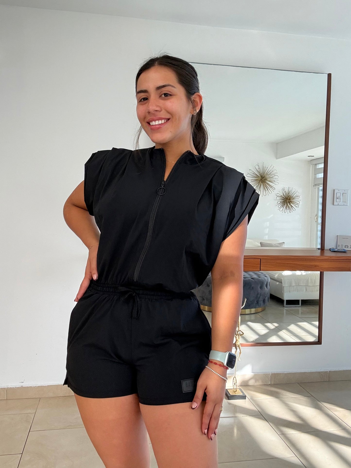 Black Sport Jumpsuit