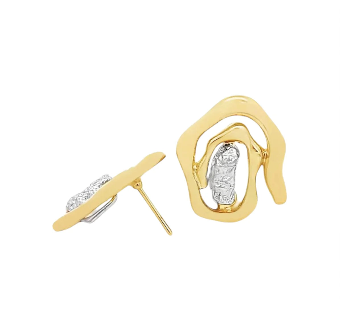 Wavy Spiral Earrings