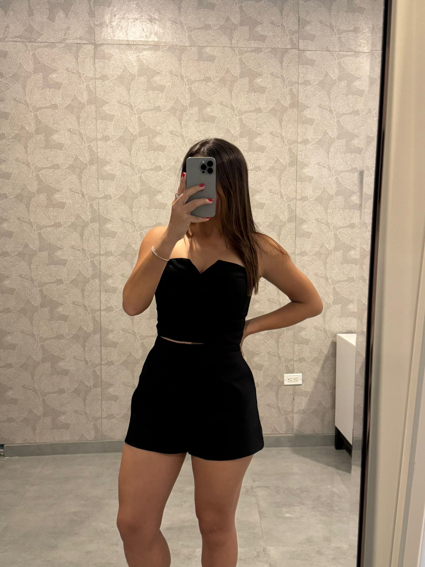 Strapless Black Set